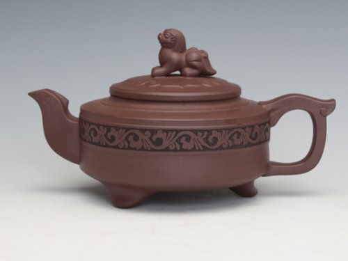 董建平紫砂壶 吉祥三宝 
