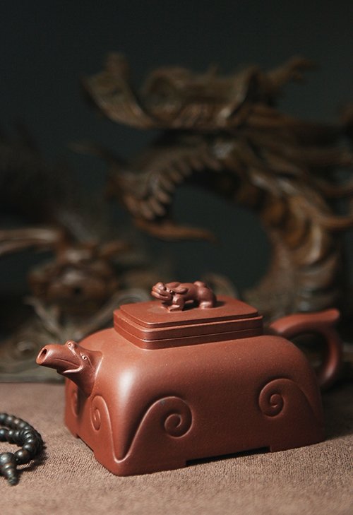 高奋荣紫砂壶 东方龙 