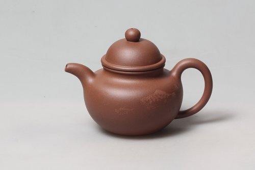 陈艳紫砂壶 掇球 