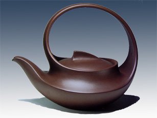 汪寅仙紫砂壶 曲壶 