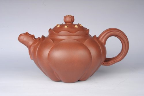 周可明紫砂壶 荷花莲子封面 