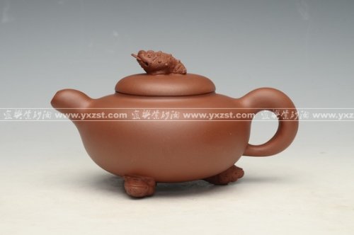 吕小华紫砂壶 三足金蟾 