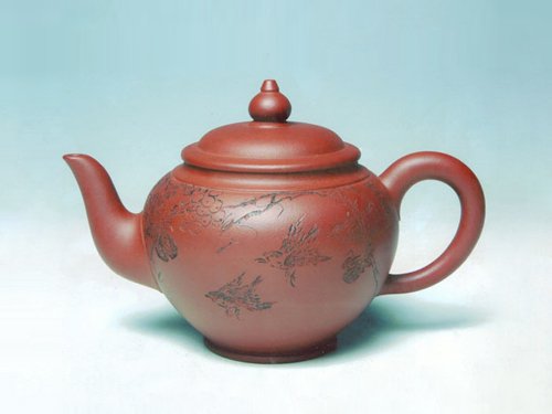 周亚琴紫砂壶 福寿 