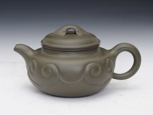 崔允杰紫砂壶 如意仿古 