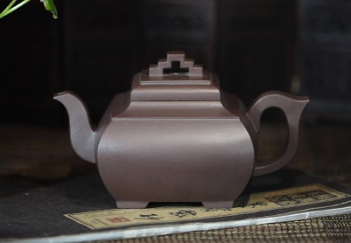 周建伟紫砂壶 步步高升 