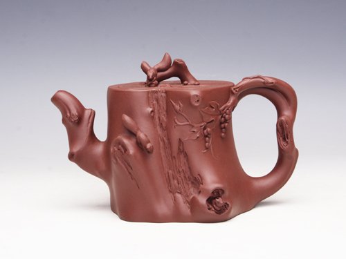 周奇鸣紫砂壶 松鼠梅桩壶（周鹏甲... 