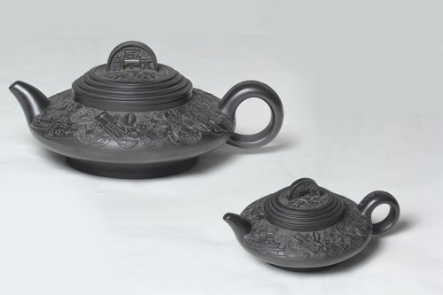 咸仲英紫砂壶 历代钱币 