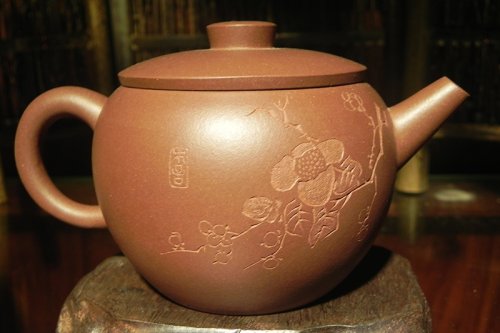 沈跃平紫砂壶 巨轮珠 