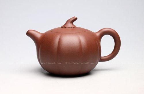 吴建平紫砂壶 《甜瓜》泥料：清水泥 容量：250cc 