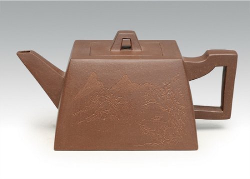 范寿昌紫砂壶 斗方 副本 拷贝 