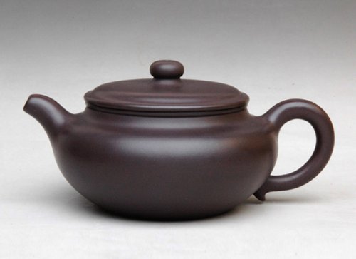 陈正初紫砂壶 扁仿古 180CC 