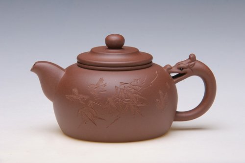 李霓紫砂壶 龙吻 