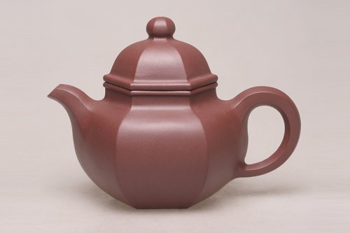 潘旭超紫砂壶 六方掇球 