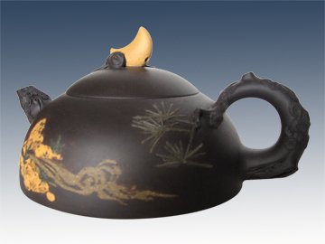 潘建明紫砂壶 明月松间照 