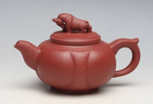 陈顺仙(大)紫砂壶 牛壶 