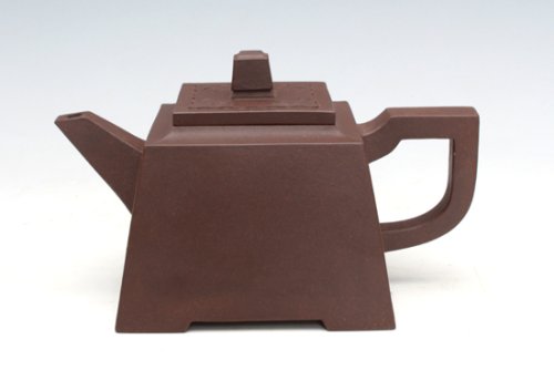 朱菊华紫砂壶 四方如意 