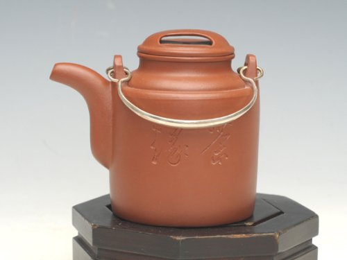 浦兮凤紫砂壶 朱泥小洋桶  15... 