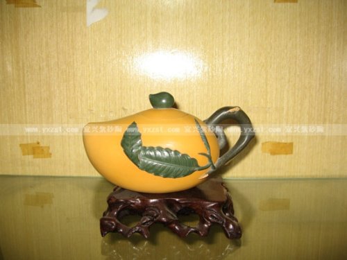 钱建生紫砂壶 芒果壶 