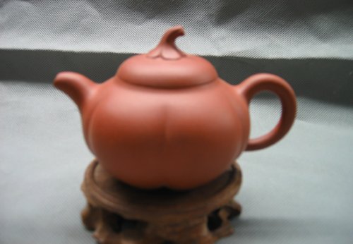 蒋美平紫砂壶 瓜形 