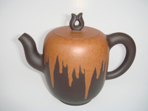 强建成紫砂壶 火焰 