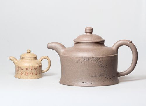 陆君紫砂壶 世纪钟对壶 
