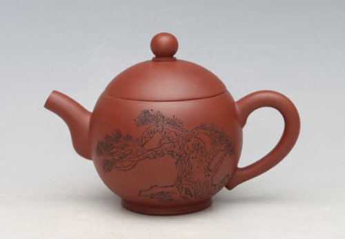 尹怀紫砂壶 圆珠100CC 