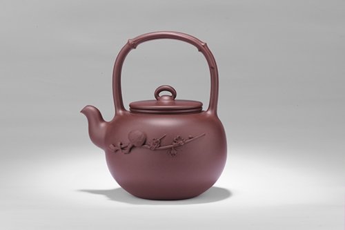 鲍峰岩紫砂壶 知足常乐壶 