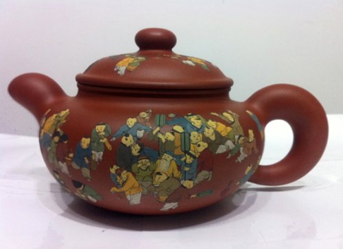 陈正初紫砂壶 百子壶680cc 