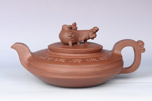 咸子情紫砂壶 丰收壶 