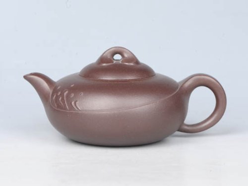周庚大紫砂壶 浪花 