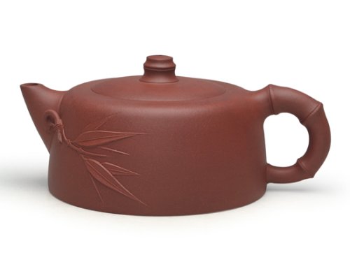 强建红紫砂壶 井栏竹 