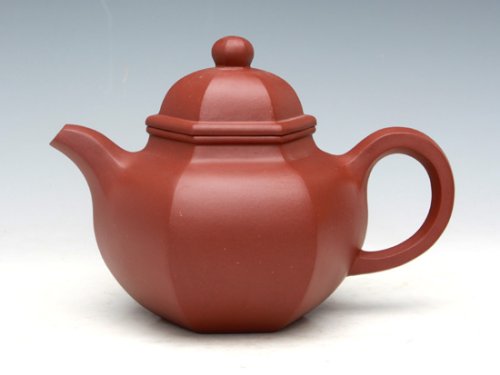 朱新南紫砂壶 六方得球（底槽清）450ML 