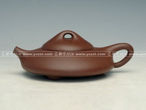 裴丽紫砂壶 全手工扁石瓢 
