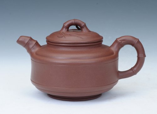 刘方紫砂壶 笑樱竹节 