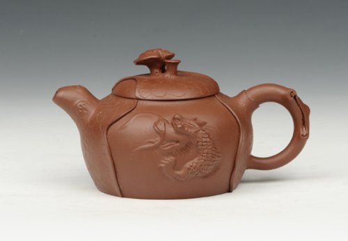 范宴花紫砂壶 游龙龚春壶 