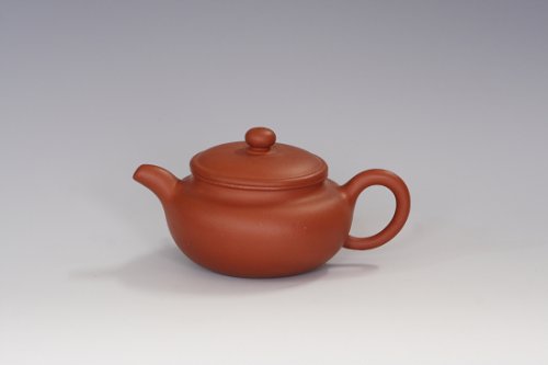 顾新洪紫砂壶 仿古朱泥 