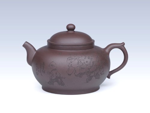 储国峰紫砂壶 福圆 