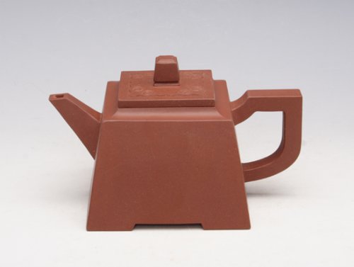 周建良紫砂壶 新升方 