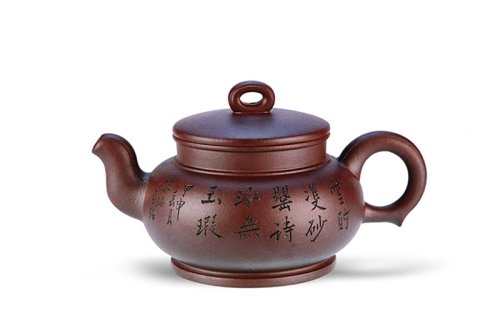 金全大紫砂壶 云肩鼓壶 