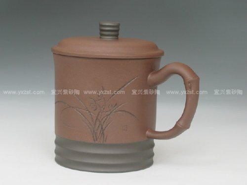 公司紫砂壶 双色盖杯 