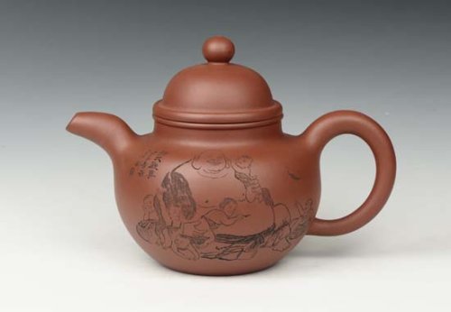 陈守波紫砂壶 掇球 