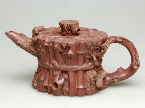 郑永平紫砂壶 束柴三友  150cc 