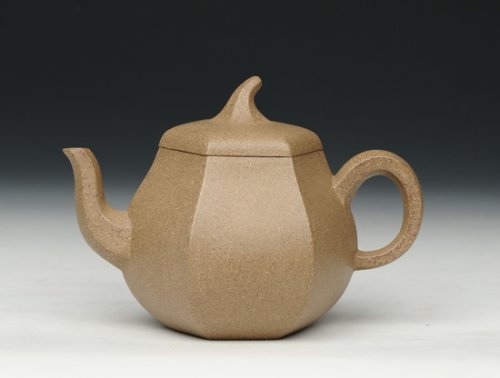 窦锋紫砂壶 六方瓜硕 