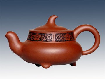 郁伟杰紫砂壶 小北瓜 
