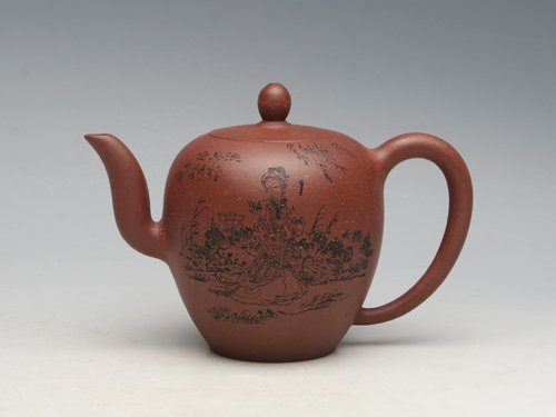 邹辉紫砂壶 美人肩（全手工） 