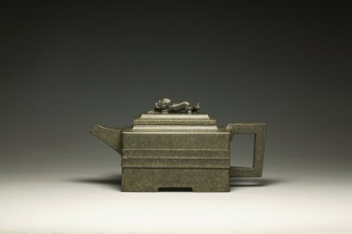 华健紫砂壶 青狮 