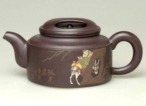 陈正初紫砂壶 八仙过海之张果老 