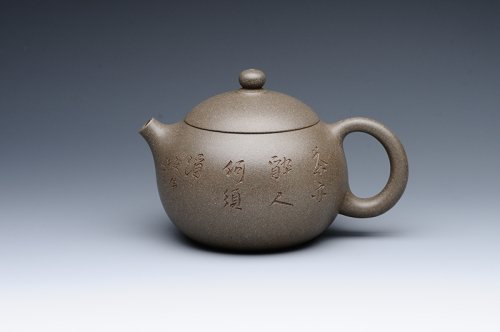 谈文俊紫砂壶 西施壶 