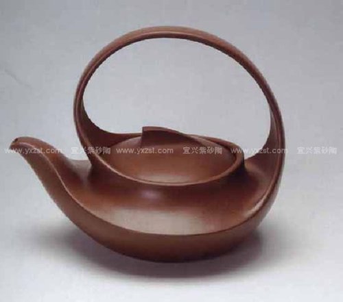 汪寅仙紫砂壶 曲壶 