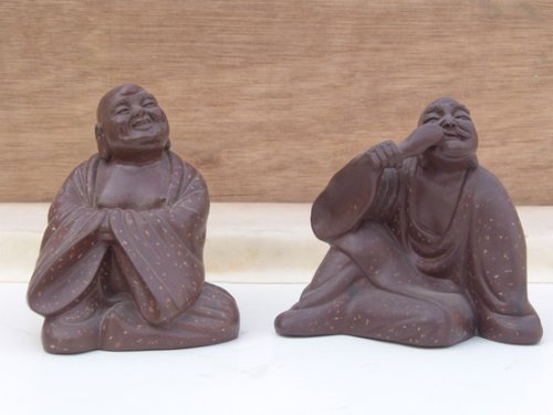 吴青紫砂壶 趣味罗汉系列作者：高级工艺师吴克强 